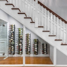 Load image into Gallery viewer, Wall mounted Wine rack - 24 bottle Label View