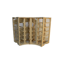 Load image into Gallery viewer, 24 Bottle Corner Wine Cube