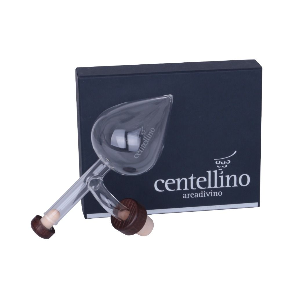Centellino Wine Aerator handmade blown Italian glass from Tuscany