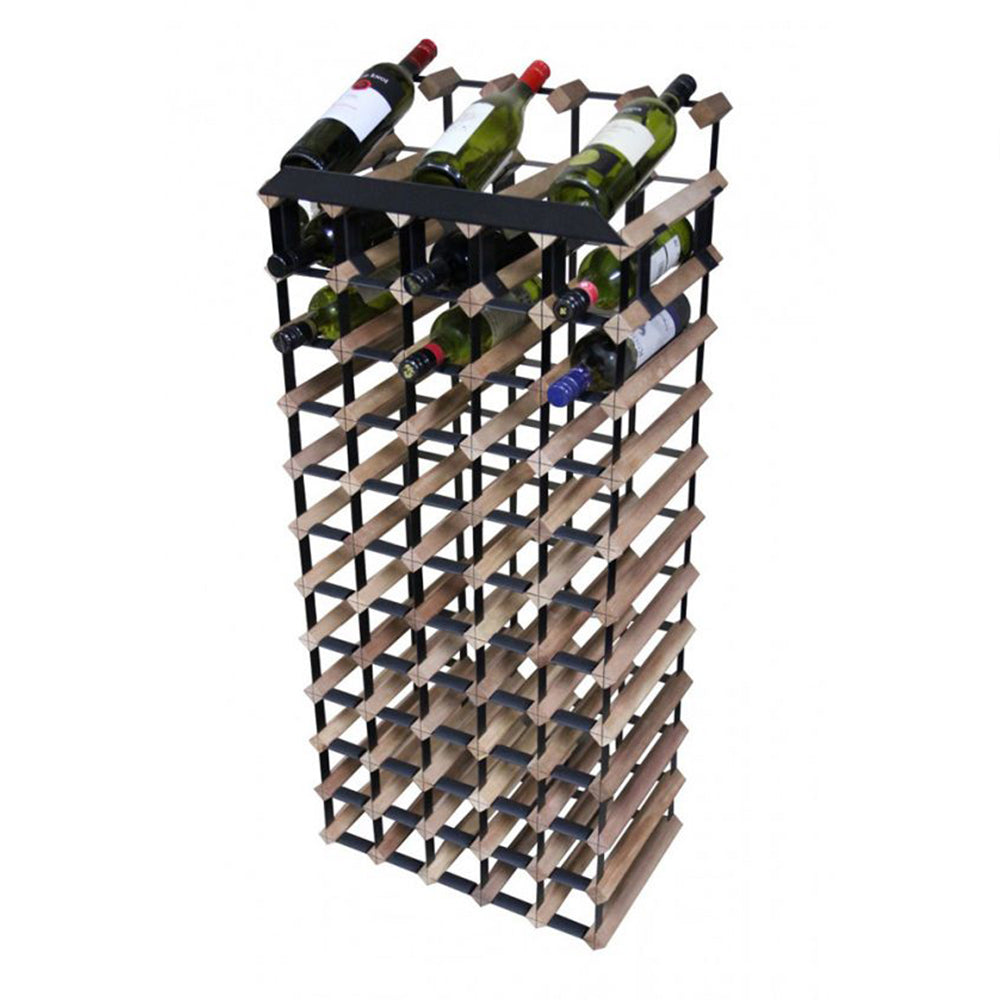 Borders Commercial 60 Bottle Display Wine Rack incline display pockets winerack guru