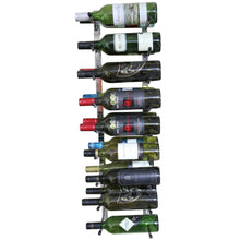 Load image into Gallery viewer, Wall Mounted Wine rack -18 bottle Label View