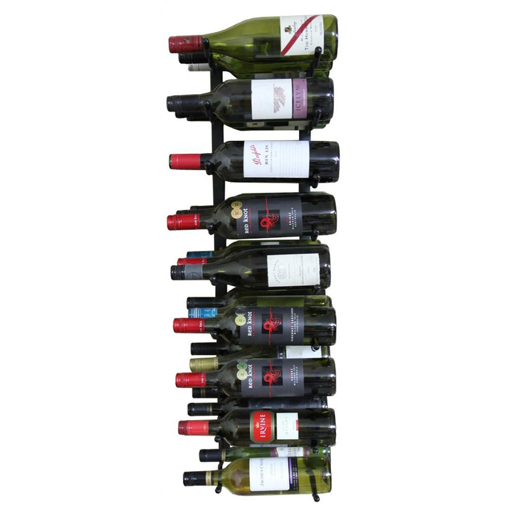 Metal wall mounted wine rack 2025