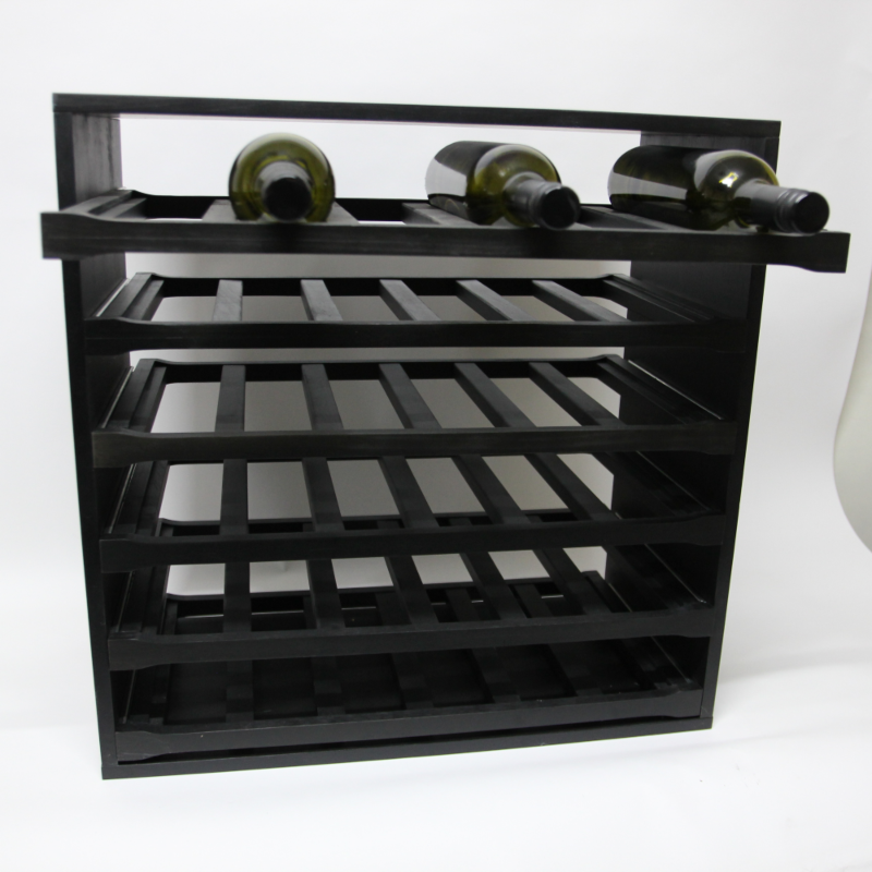 Wine Cube with Shelves