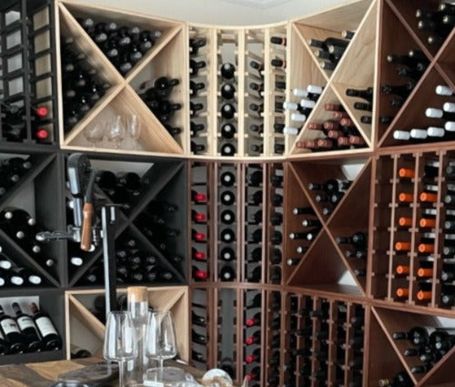 Corner wine cellar sale