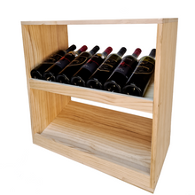 Load image into Gallery viewer, Wine Display Cube 14 Bottle -
