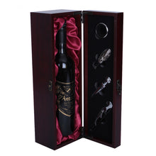 Load image into Gallery viewer, Wine Gift Box - Single “Rosewood” With Accessories
