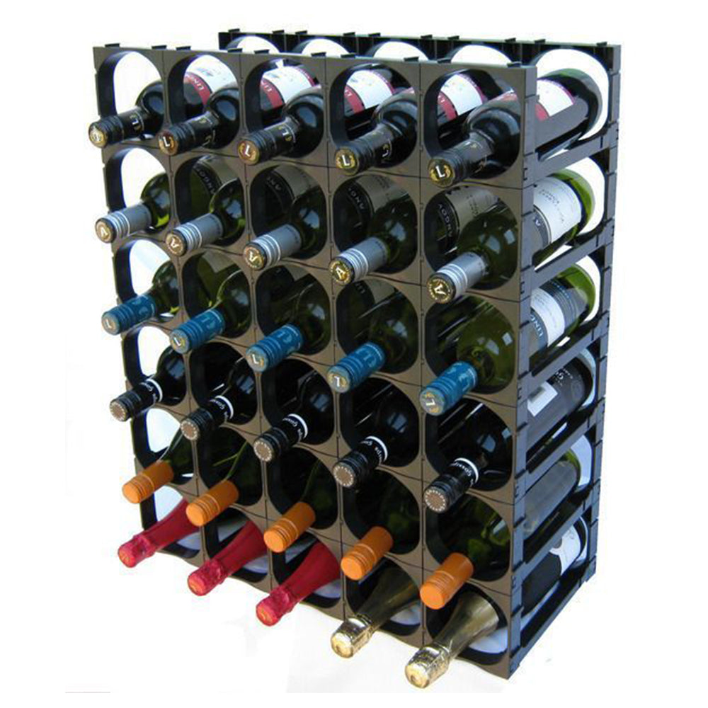 Cellarstack Modular System 30 Bottle CellarStak™ Modular Cellar Pack Wine Rack – winerack guru