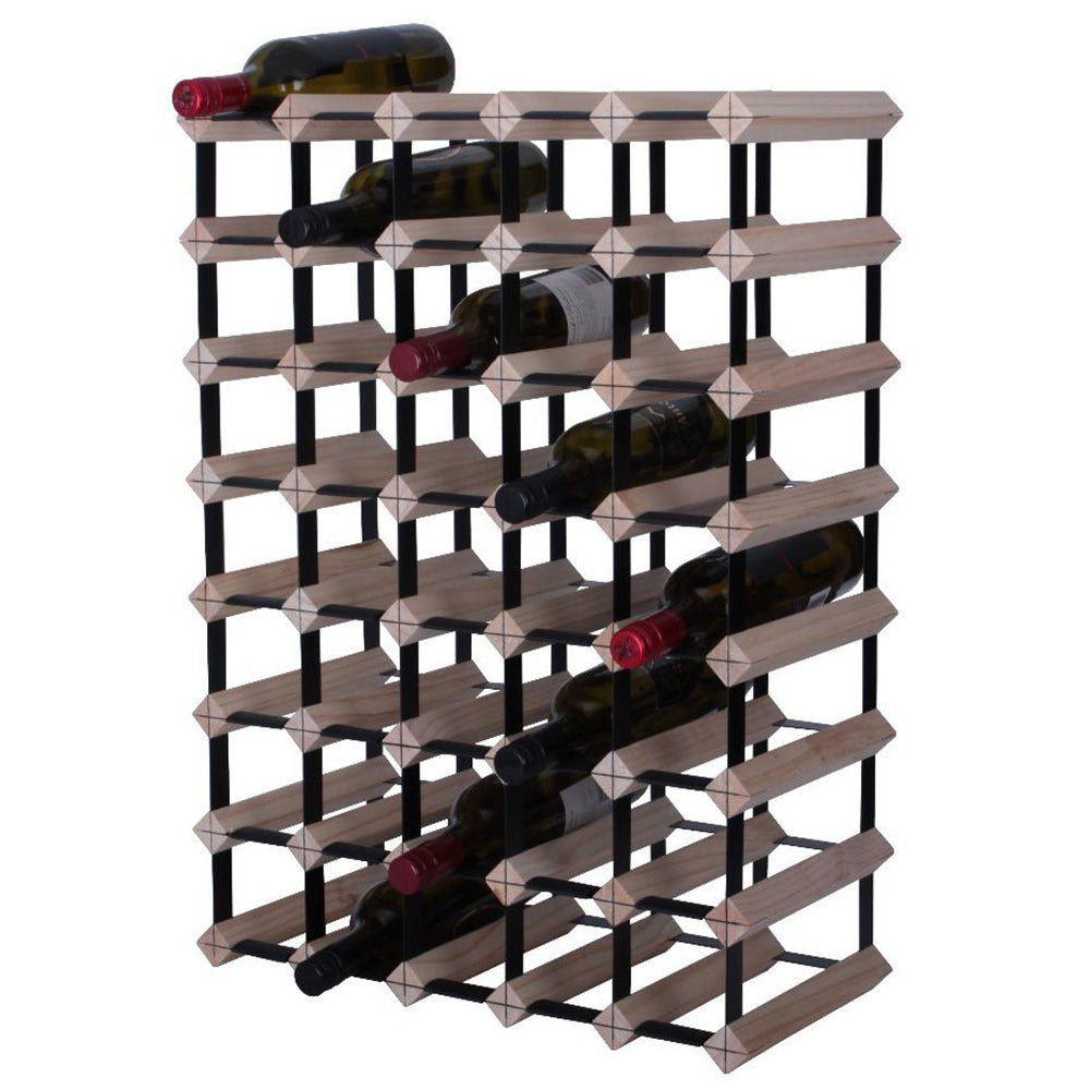 40 42 Bottle Timber Wine Rack 7 x 5 Pockets